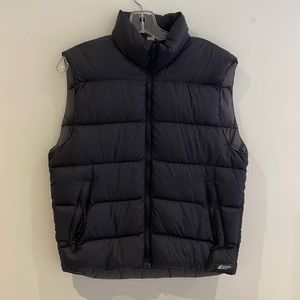 Black puffy vest